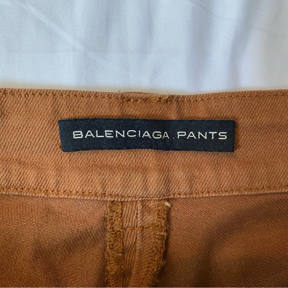 BALENCIAGA Brown Pants Skinny Jeans, Size 6/8 EU 40 - Picture 4 of 9